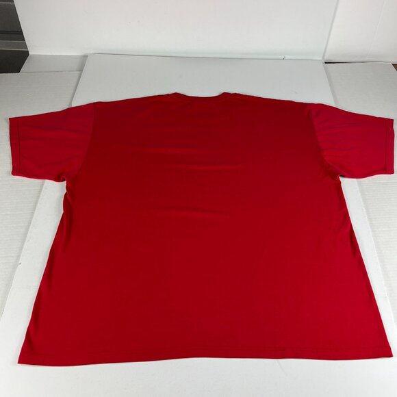 VTG 90s Texas Rebel Rousers Mania Square Dancer Shirt Extra Large Red Faded Tee - Picture 7 of 11